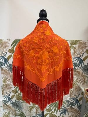 Mantoncillo clavelina - naranja al tono