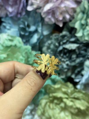 Anillo doble libélula