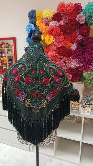 Mantoncillo Conil - verde botella