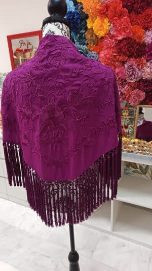 Mantoncillo Clavelina - buganvilla al tono