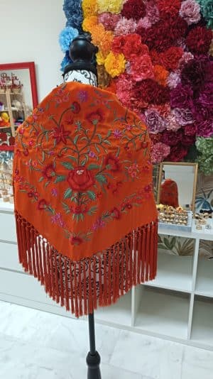 Mantoncillo clavelina - naranja