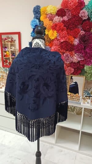 Mantoncillo Marbella azul marino