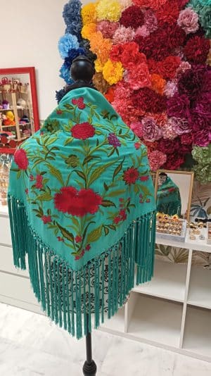 Mantoncillo Saona verde agua