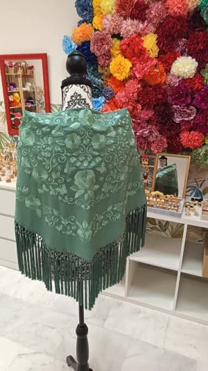 Mantoncillo Marbella verde agua