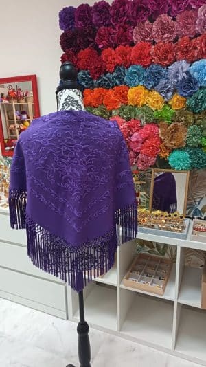 Mantoncillo Salobreña morado al tono